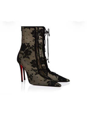 Christian Louboutin KM Lace Boots(PLEASE REQUEST YOUR SIZE BEFORE PURCHASING)